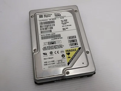 Western Digital Caviar 153AA, 15.3GB IDE HARD DISK 3.5", NO BAD SECTORS, WORKING - Image 1 of 4