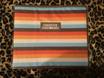 Nuevo en bolsa. Inserto de cápsula a rayas retro Creative Memories Foto 1 de 2