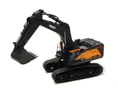 Huina 1594 Bagger 1 14 gelb RTR Kettenbagger Modellbau RC - Bild 1 von 4