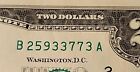Unique $2 25933773 Serial Number Fancy Note UnCirculated Two Dollar Bill FREE SH