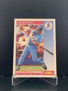 George Brett 1992 Score #650 Royals