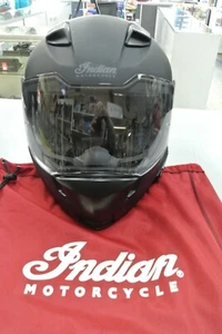 Indian Motorcycle Modular Matte Helmet, Black LARGE - Picture 1 of 8
