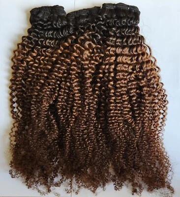 Indonesian Ombre Kinky Curl Hair Natural Colour/10 100g - Image 1 of 3