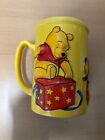 Disney Store 3D Winne The Pooh Mug Yellow ?Pooh In Present Box? Large Mug 5?