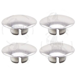 Chrome 4x Bolt Cap Motorcycle Accessory M10 Cover Lid Hex Plug Allen Key - Bild 1 von 5