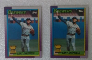 Juego de coleccionistas Topps Tiffany 1990 #718 - Gary Sheffield - All-Star Rookie Cup - Imagen 1 de 2