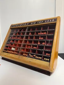 Vintage Eversharp Red Top Blei Bleistift Tischplatte Store Glas Holz Vitrine - Bild 1 von 9