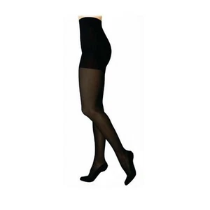 Sigvaris 843PMSW schwarze weiche blickdichte geschlossene Zehe Strumpfhose 30-40 mmHg Gr. MS - Bild 1 von 2