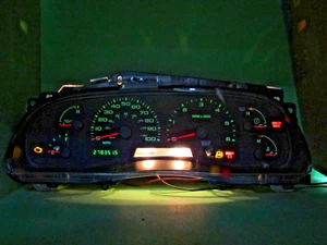 04 F250 F350 F450 INSTRUMENT GAUGE CLUSTER GAUGES SPEEDO TACH 278K TESTED 1099 - Foto 1 di 9