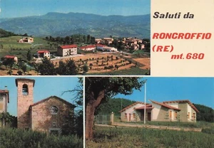 23-55E) SALUTI DA RONCROFFIO VEDUTINE CHIESA SCUOLA REGGIO EMILIA - Imagen 1 de 2