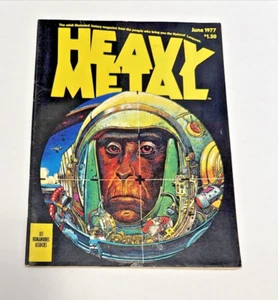 Revista Heavy Metal Adulto Junio 1977 Vintage - Imagen 1 de 3