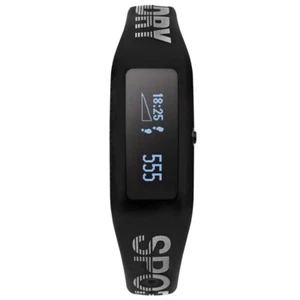 Superdry SYG202B Mens Fitness Tracker Black Silicone Strap Watch RRP £74.99 - Picture 1 of 1