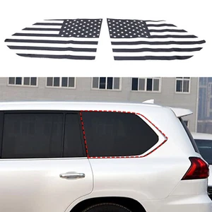 US Flag Style Car Trunk Side Window Sticker Decorative Vinyl For Lexus LX570 - Picture 1 of 9