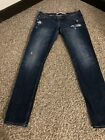 Ladies Abercombie and Fitch 6R size 28 x 31 Jeans with Light Distress