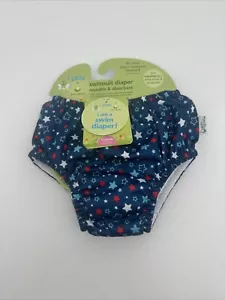 i Play Baby Swimsuit Stars Americana Reusable & Absorbent Swim Diaper 18 Mon…24 - Picture 1 of 18
