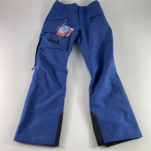 Helly Hansen Ski Pants Medium Blue Tech Snowboard Winter Primaloft VWR Isolant - Picture 1 of 21