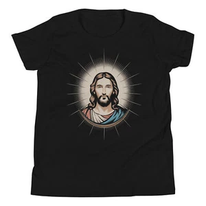 Christian Faith Jesus Christ God Amen Church Bible Verse Children's Kids T-Shirt - Picture 1 of 11