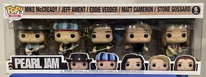 Funko Pop PEARL JAM 5 PACK MIKE McCREADY JEFF AMENT EDDIE VEDDER CAMERON GOSSARD - Picture 1 of 12