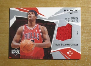 EDDIE CURRY 2003-04 Black Diamond Single Diamond JERSEY Bulls Game Jersey - Picture 1 of 2