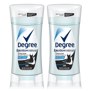 2 x Degree, MotionSense, UltraClear, Pure Clean, Deodorant, 2.6 OZ - Picture 1 of 4