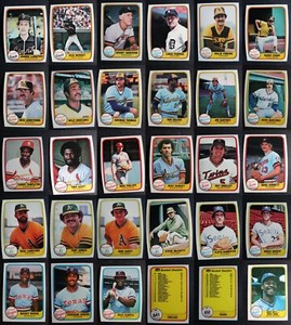 1981 Fleer Baseball Cards Complete Your Set You U Pick From List 441-660