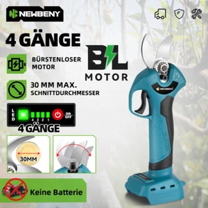 4Gänge Akku Astschere Astschneider Gartenschere Baumschere Garten Strauchscheres - Bild 1 von 13