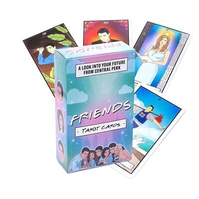 Friends Tarot Cards A 78 Oracle Deck Cards Classic English Divination Board Game • 9.79$