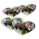 4x Heart Stickers - Mandrill Monkey Primate #2762