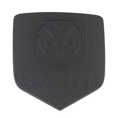 2" y 1-1/4" Dodge Ram Enganche de Remolque Enchufe Cubierta Negro Auto Camión Coche NUEVO HEMI Foto 1 de 4