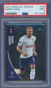 2017 Topps UCL Aufkleber #138 Harry Kane PSA 9 Tottenham England LOW POP - Bild 1 von 2