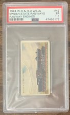 1924 Will's Cigarettes Railway Engines Swedish State Railways #50 - PSA 1.5 FR!