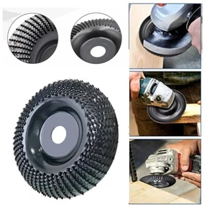 Grinder Wheel Disc 4 Inch Wood Shaping Wheel, Wood Grinding Shaping Disk for Ang - Picture 1 of 6