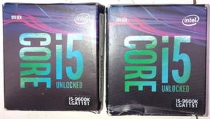 2X Intel Core i5-9600K - 3.7 GHz Hexa-Core Processor LGA1151 CPU 2X - Bild 1 von 4