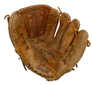 General Softball Glove Model 3185 Right Hand Thrower 12” Vintage Deep Pocket - Picture 1 of 10