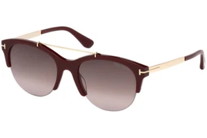 Tom Ford FT0517 69T Brown Round Adrenne Sunglasses - Picture 1 of 3