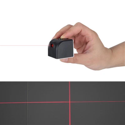 JOLOOYO Mini Red Line Laser Level Positioner Horizontal Vertical Cross Beam 650nm USB