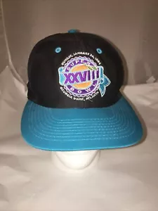 Gorra de béisbol Super Bowl XXVIII - 1994 NFL Atlanta Georgia sombrero de fútbol autógrafo - Imagen 1 de 6