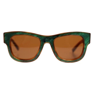 Lunettes Dolce & Gabbana Vert Marron Marbré En Acétate DG4379-F 400 USD - Photo 1/4