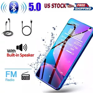 Support 128GB Bluetooth MP4/MP3 Lossless Music Player FM Radio Recorder Sport US - Picture 1 of 12