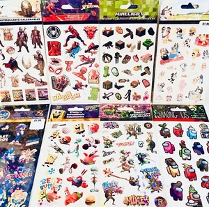 444 Boy Stickers Light Year Spiderman Jurassic Park Teenage Mutant Ninja Turtles - Picture 1 of 21
