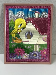 Vintage 1996 Looney Tunes - Manifestations “Magic Effects” 8x10 Framed Foil Art - Picture 1 of 6