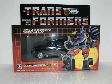 Transformers G1 Trailbreaker reissue brand new action figure MISB Gift Cover