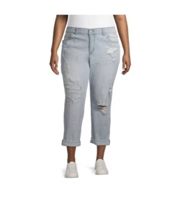 terra and sky slim boyfriend jeans with comfort waist band size 20W - Picture 1 of 6