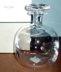 Nuevo decantador de barril de cristal de calle Kate Spade Lenox Sloan con tapón - Imagen 1 de 5