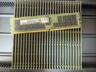 New SAMSUNG M393A8G40AB2-CWE 64GB DDR4-3200 RDIMM 2RX4 PC4-3200A RAM MEMORY - Image 1 of 4