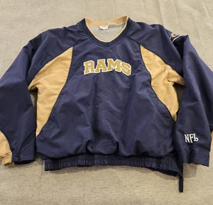 De Colección NFL St Louis RAMS Forrado Pullover Chaqueta Breakaway Cremallera Lateral Para Hombre Mediano - Imagen 1 de 10