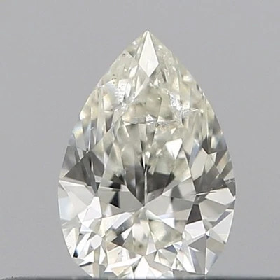 IGI CERTIFIED 0.19 Ct Natural Diamond Loose Pear Color H/SI Clarity 4x3 mm Size - Image 1 of 4