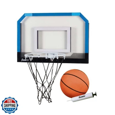 Aro de baloncesto interior Franklin Sports Over the Door - Mini aro para cama para niños Foto 1 de 4