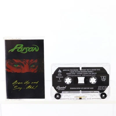 Poison Open Up And Say Ahh Cassette Tape 1988 - Image 1 of 2