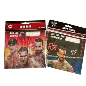 WWE Wrestling Geburtstag Party Beutetüten 16 Leckerlibeutel / Party Gastgeschenke - Bild 1 von 4